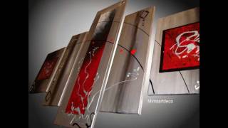 Tableaux abstraits modernes  www.mimsartdeco.fr