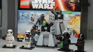 LEGO Star Wars Set 75132 First Order Battle Pack Unboxing & Review deutsch german