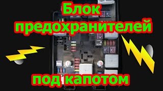 Обзор часть 1. Блок предохранителей и реле. Моторный отсек.