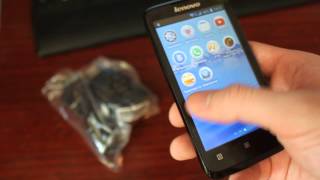 Обзор смартфона Lenovo a316i на Android 4.2.2