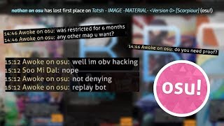 spectating a hacker in osu!