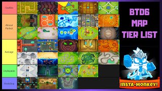 BTD 6 Map TIER LIST