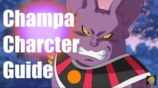 Champa Character Guide/Breakdown/Combos Dragon Ball Xenoverse 2 DLC Pack 2