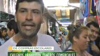 CHILENOS ABARROTAN CENTROS COMERCIALES