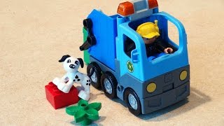 Лего Мусоровоз. Поиграем с Lego.