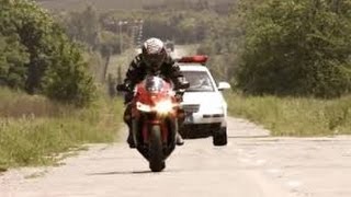 Погони ДПС за квадроциклом и мотоциклом. Avoiding traffic police chase.