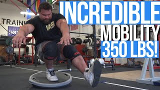 Martins Licis Shows  Squat Routine After Strongman Contest - 500 lbs For Reps