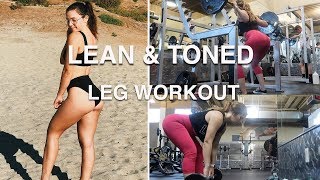 BUILD A BOOTY | Leg & Glute Workout | Vlog