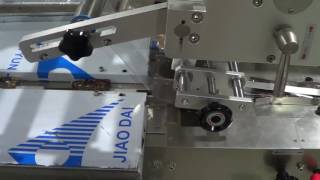 Упаковка фруктовых пастилок на горизонтальной упаковочной машине ALD-250D