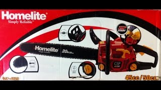 Обзор бензопилы Homelite(Хомлайт) CSP-4520