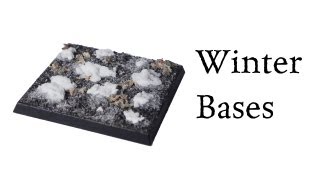 How to paint and build a Winter Base for miniature gaming