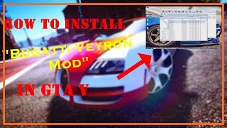 Gta V/5-How To Install Bugatti Veyron Mod In Gta 5 + Discription link! (100% Working) By Dark-_-Ness