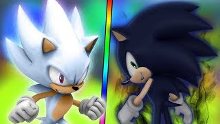 DARK SONIC VS HYPER SONIC  EN ROBLOX | BATALLA DE PERSONAJES EN ROBLOX