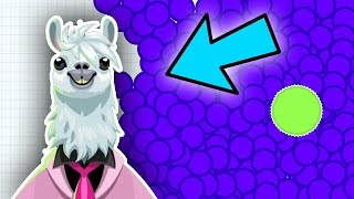 AGARIO MOBILE WITH MYSTERY SKIN ALPACA! AGAR.IO BEST MOMENTS #COMPILATION