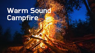 모닥불 ASMR | 편안한 불소리, 캠프파이어 장작 타는 소리, 잠잘때 듣는 조용한 소리, 잠오는 따뜻한 소리, fireplace, campfire