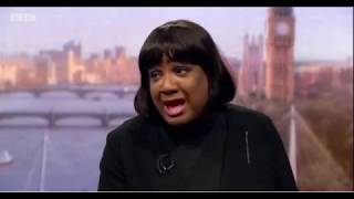 Diane Abbott on the Marr Show
