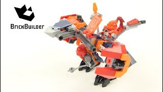 Lego Nexo Knights 70361 Macy's Bot Drop Dragon - Lego Speed build