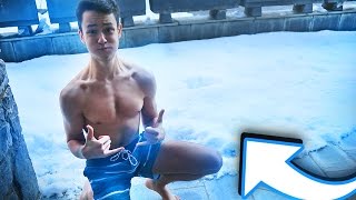 SI PIERDO ME TIRO A LA NIEVE EN BAÑADOR ...
