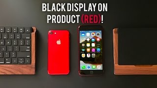 Black Display on a RED iPhone 7! (with Touch ID)