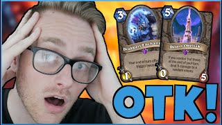 OBELISK EXODIA! (Meme Meets Meta in Quest Mage) | Descent of Dragons | Wild Hearthstone