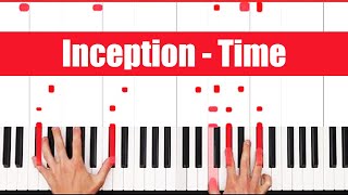 Time Inception Piano Tutorial - ORIGINAL