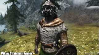 Skyrim Mod Feature: Viking Chainmail Armor - by hothtrooper44