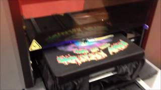 Dark Shirt Printing w/ UV Ink - No Chemical Pretreatment