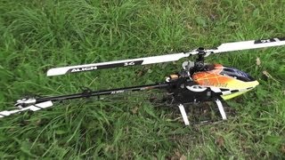 Meine Ersten Flüge mit mein T-Rex 550E FBL stretched to 600er mit Microbeast! First Flight