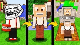 JAK TROLLOWAĆ DZIADKA W MINECRAFT! || MINECRAFT TROLL!