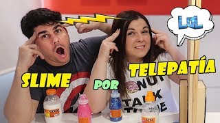 SLIME por TELEPATÍA!! SLIME con GATOS ? TWIN TELEPATHY SLIME CHALLENGE!! Lol Retos Divertidos