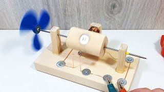 Сделал бесколлекторный электродвигатель постоянного тока своими руками!