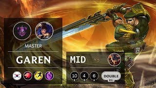 Garen Mid vs Rumble - KR Master Patch 9.13