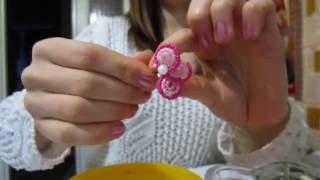 Как сделать цветок из бисера. Flower of beads hand made.