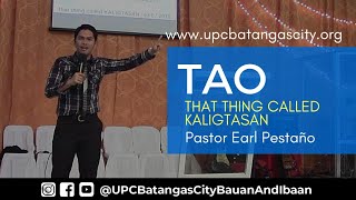 TAO - Pastor Earl Pestaño THAT THING CALLED KALIGTASAN 03.07.2015