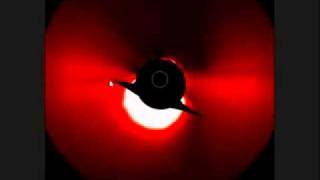 Giant UFO enters then exits the Sun