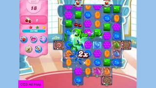 Candy Crush Saga Level 3127 in 16 moves NO BOOSTERS