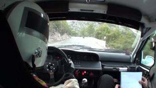 Onboard | Renault Clio 16v | Rallye Gandia 2014 | David Carrasco - Antonio Romero