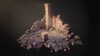 Sculpting a Stylized Game Environment in ZBrush | Now Available | Pluralsight