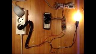 GSM controller remote control light with a phone call  (turn ON / OFF the lights led lamp bulb)