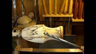 #41 Woodturning a Spalted Oak Vase Part 1