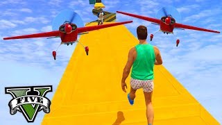 GTA V Online: PARKOUR vs AVIÃO - ACONTECEU A MAIOR CAGADA!!!