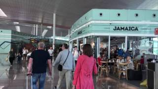 Arrival at Barcelona Airport - El Prat (BCN) ??【4K】