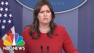 WH Claims President Donald Trump ‘Didn’t Know At The Time’ About Stormy Daniels Payment | NBC News