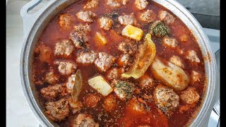 Тефтели по цыгански. Цыганка готовит суп с тефтельками. Тефтели. Gipsy kitchen.