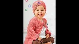Кардиган для Девочки Спицами на 1 год - 2019 / Cardigan for Girls Spokes for 1 year