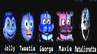 FNAF: JOLLY All Animatronics & Jumpscares [EXTRAS]