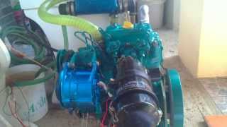 YANMAR 2T75-C DIESEL ENGINE START UP AFTER REBUILD