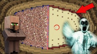 1 ПРИЗРАК ПРОТИВ 10000 ЖИТЕЛЕЙ В МАЙНКРАФТ 100% ТРОЛЛИНГ ЛОВУШКА MINECRAFT ПРОТИВОСТОЯНИЕ В МАЙН