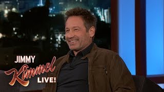 David Duchovny on New Year's Eve in New York