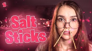 ASMR Salt Sticks - ? #ASMR #Relaxing 8/100